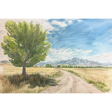 Acrylic Plein Air Landscape Canvas